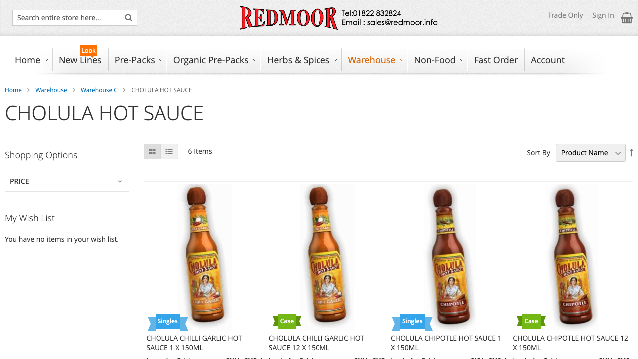 CHOLULA HOLDINGS LTD website preview