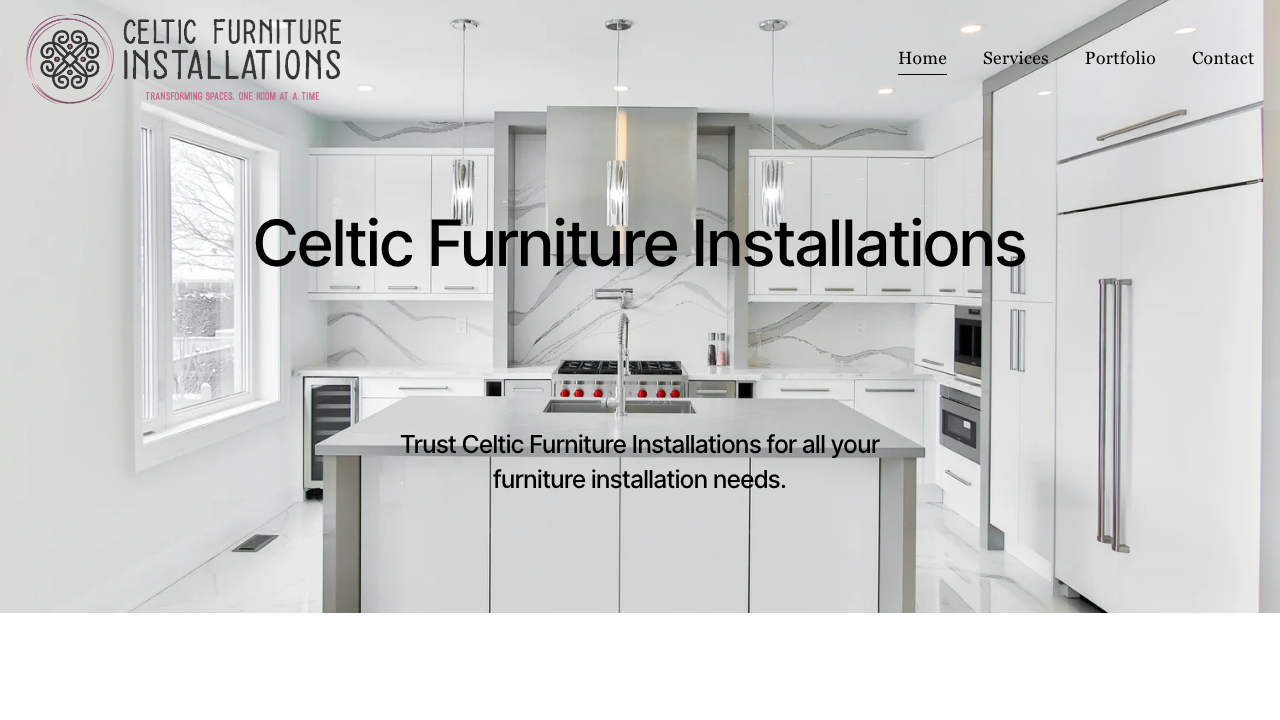CELTIC FURNITURE INSTALLATIONS LTD website preview