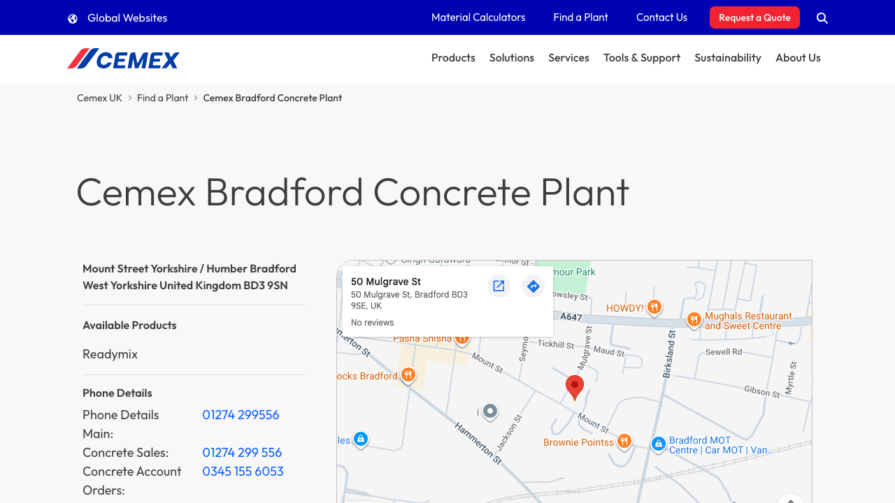 CEMTEX CONSTRUCTION LTD website preview