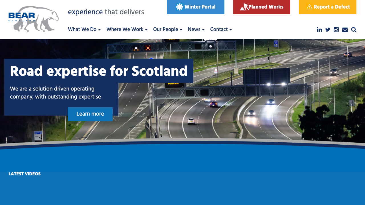 BEAR SOLUTIONS SCOTLAND LTD website preview