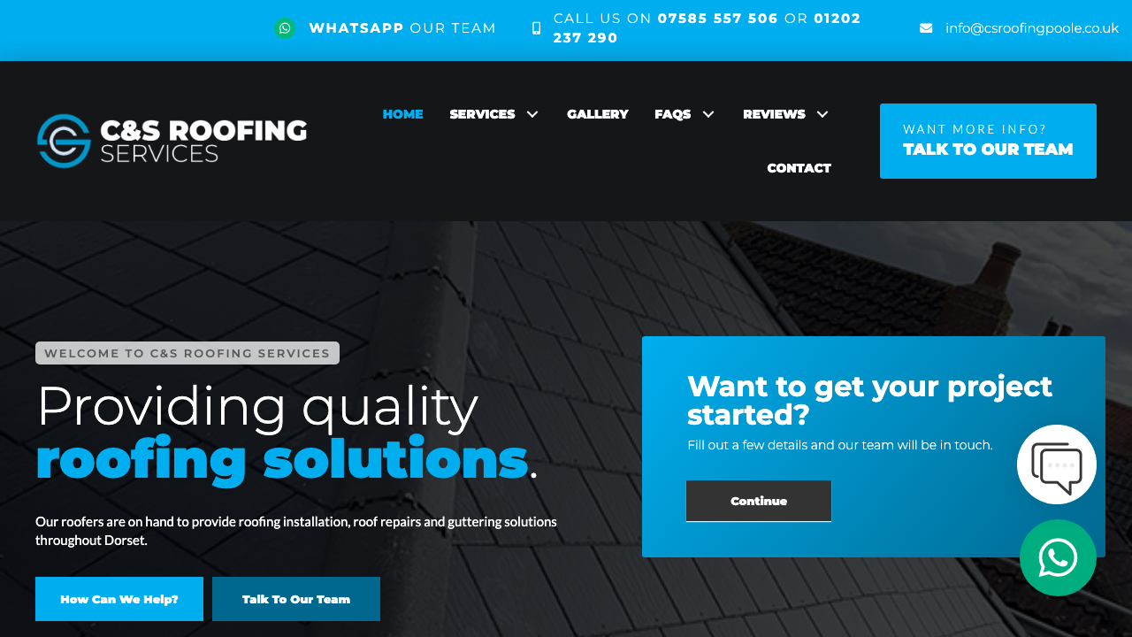 C&S ROOFING SERVICES (SOUTHERN) LTD website preview