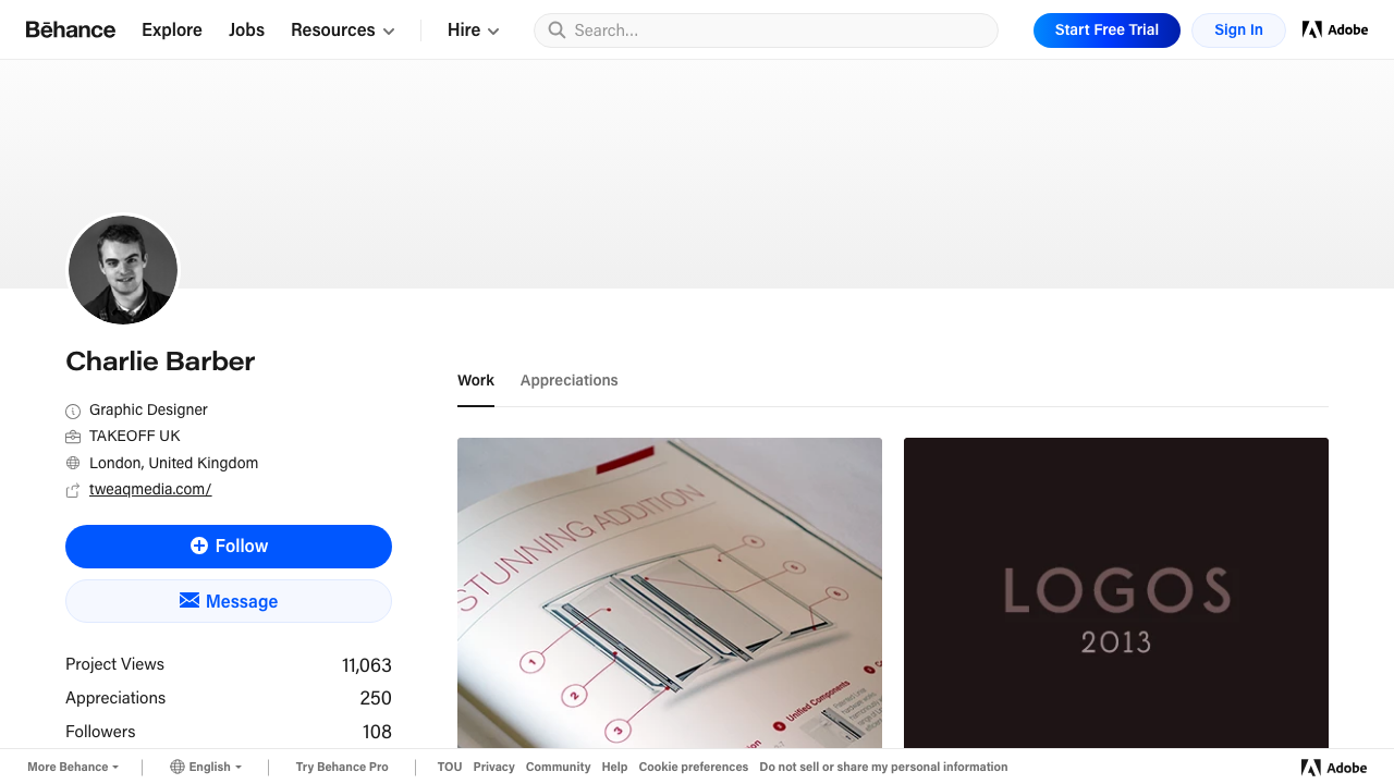 CHARLIE BARBER DESIGN LTD website preview