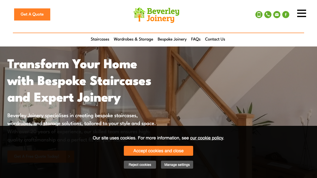 BEVERLEY JOINERY LTD website preview
