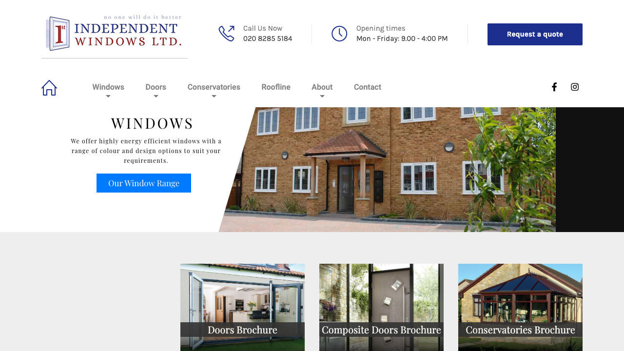 1ST INDEPENDENT WINDOWS LIMITED website preview
