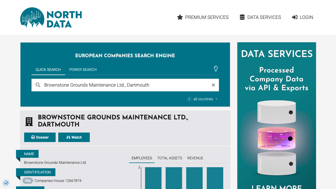 BROWNSTONE GROUNDS MAINTENANCE LTD website preview