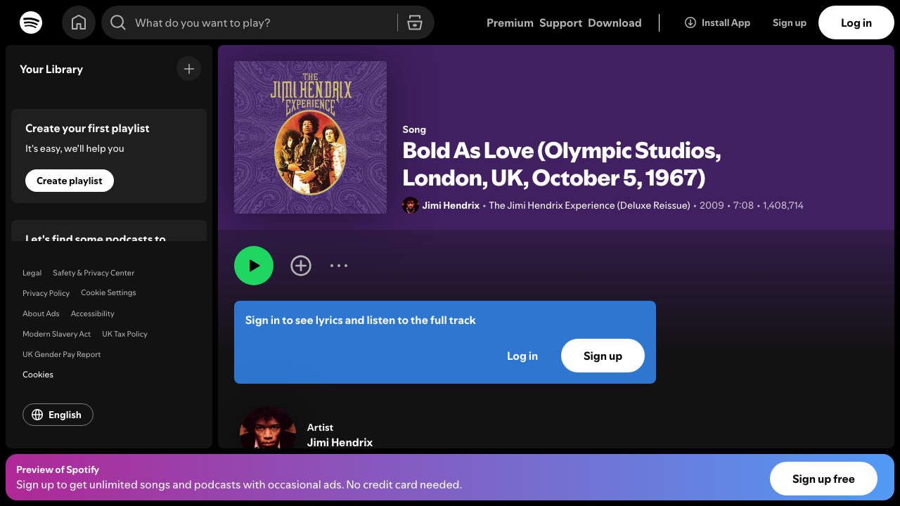 BOLD AS LOVE ENTERTAINMENT LTD website preview