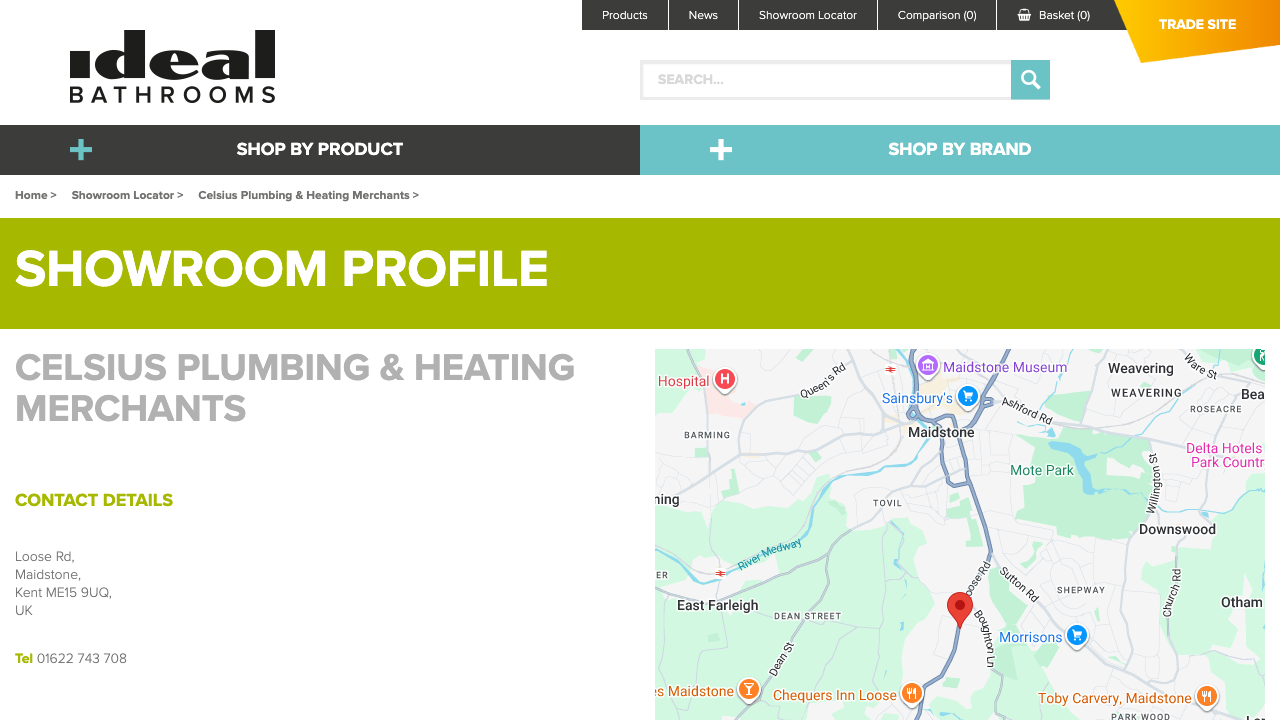 CELSIUS PLUMBING & HEATING LIMITED website preview