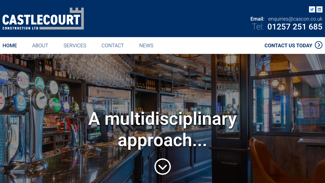 CASTLECOURT CONSTRUCTION LIMITED website preview