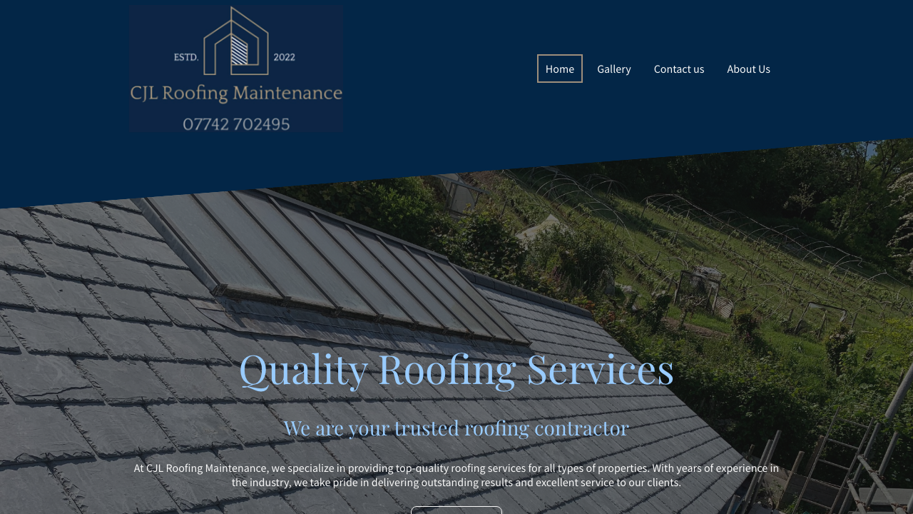 CJL ROOFING LTD website preview