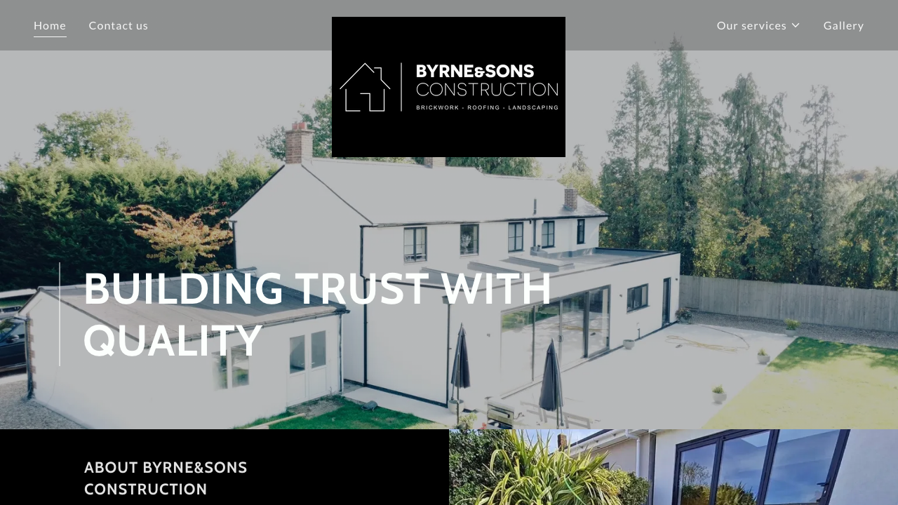 BYRNE&SONS CONSTRUCTION LTD website preview