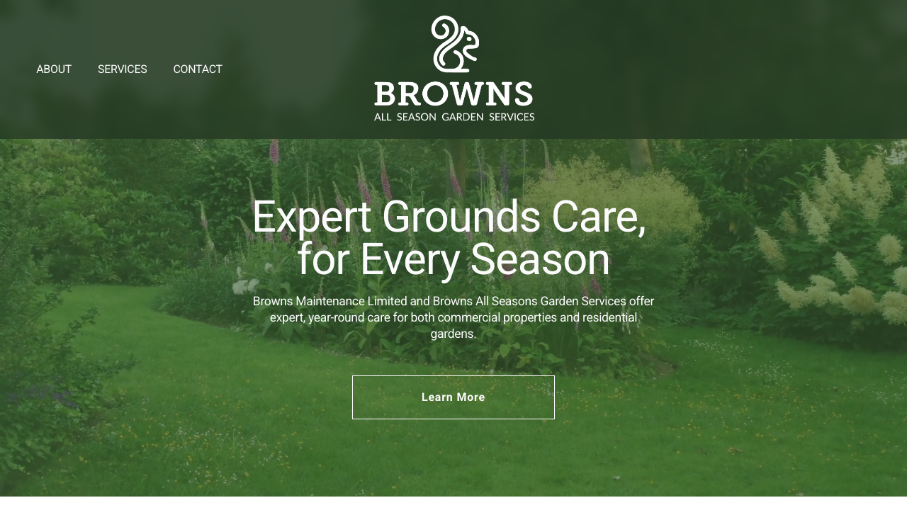 BROWN'S GROUNDS MAINTENANCE LIMITED website preview