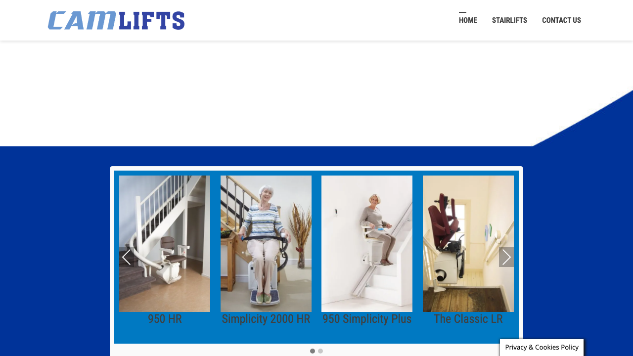 CAM LIFTS LIMITED website preview