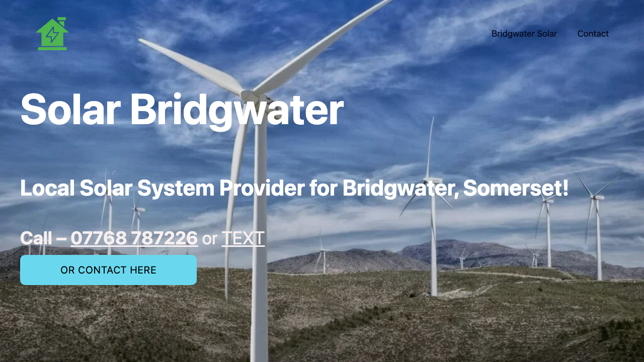 BRIDGEWATER SOLAR LIMITED website preview