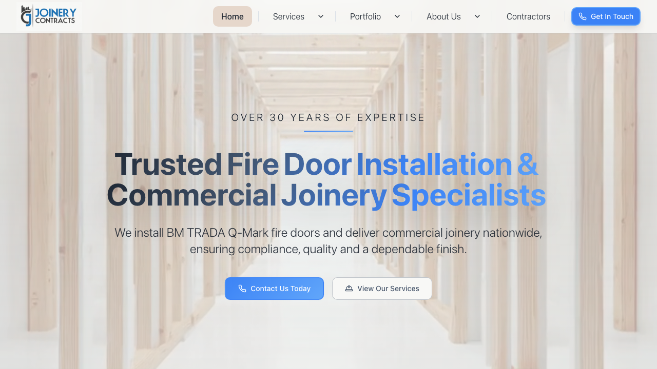 CJS CARPENTRY & JOINERY LTD website preview