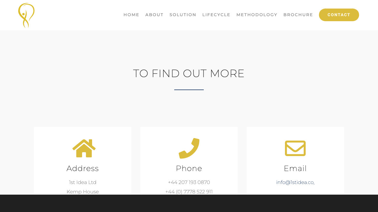 1ST IDEA LIMITED website preview