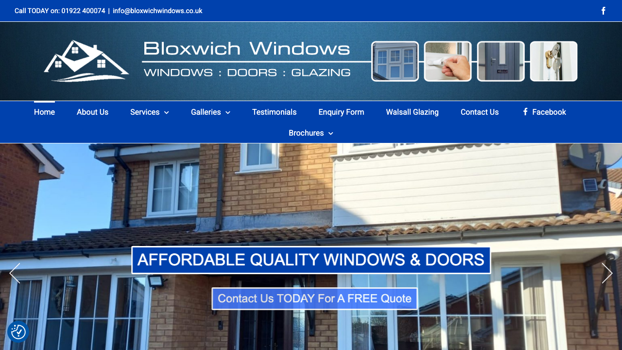BLOXWICH WINDOWS LIMITED website preview