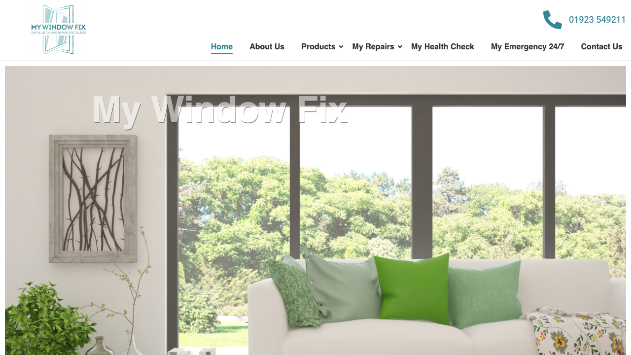(UK) WINDOW FIX LIMITED website preview