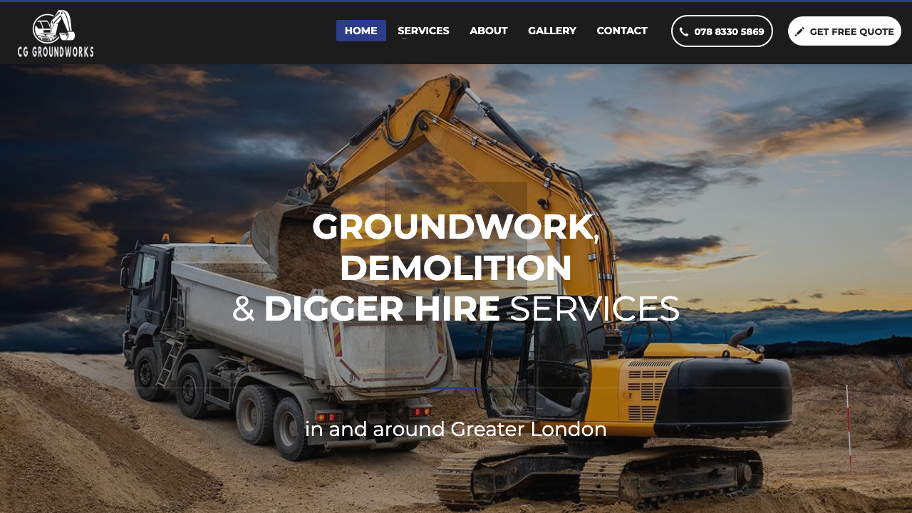 CG GROUNDWORKS LIMITED website preview
