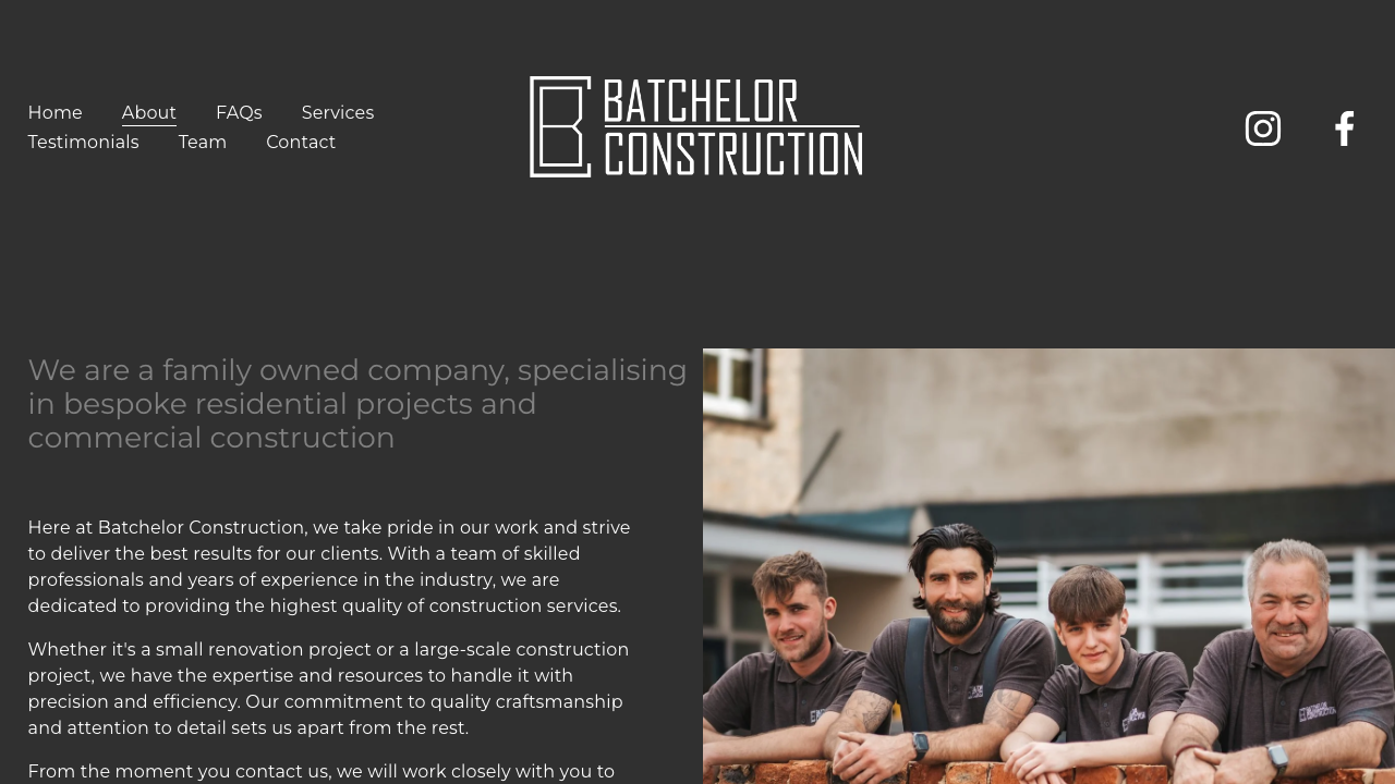 BATCHELOR BUILDING AND EXTENSIONS LIMITED website preview