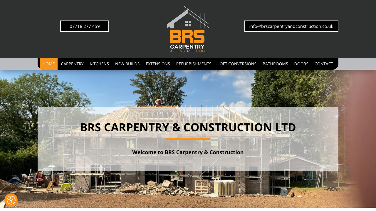BRS CARPENTRY & CONSTRUCTION LTD website preview