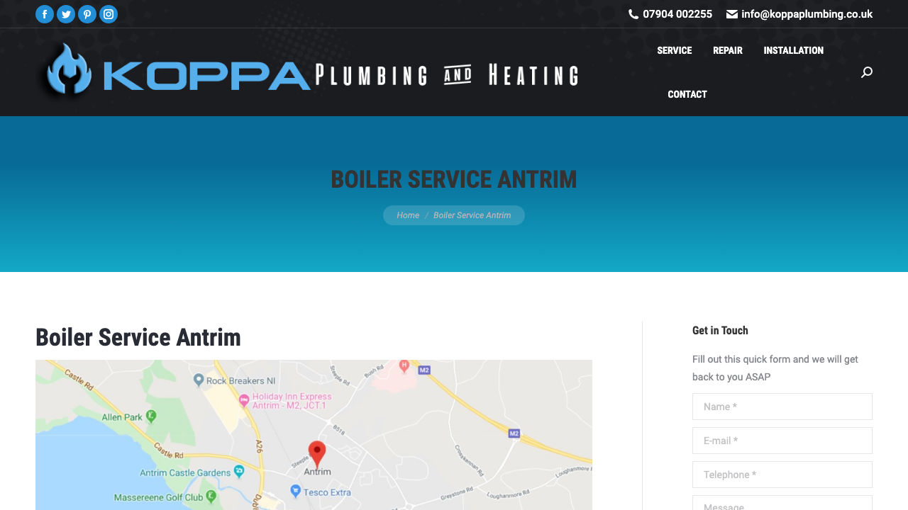 BOILER SPECIALISTS LTD website preview