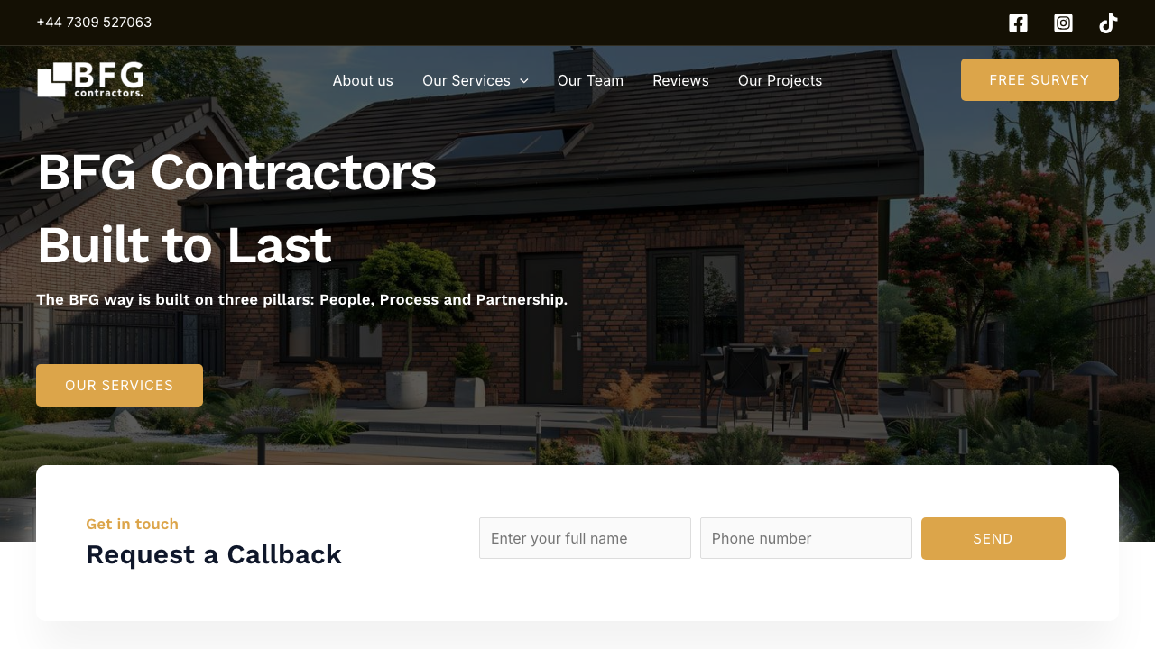 BFG CONTRACTORS LTD website preview