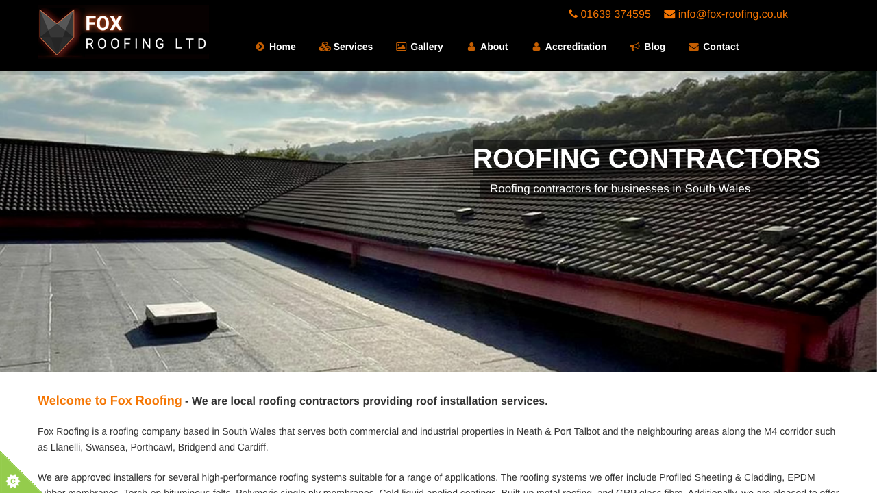 FOX ROOFING LTD website preview