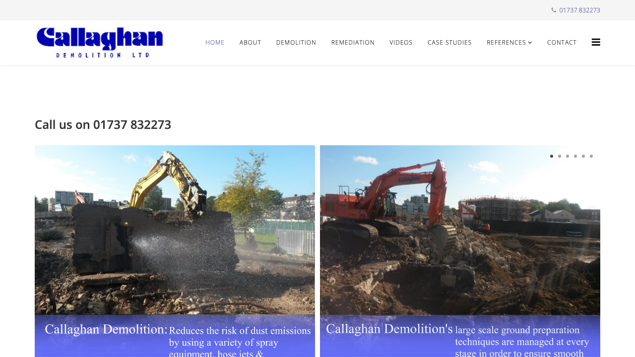 CALLAGHAN DEMOLITION LIMITED website preview