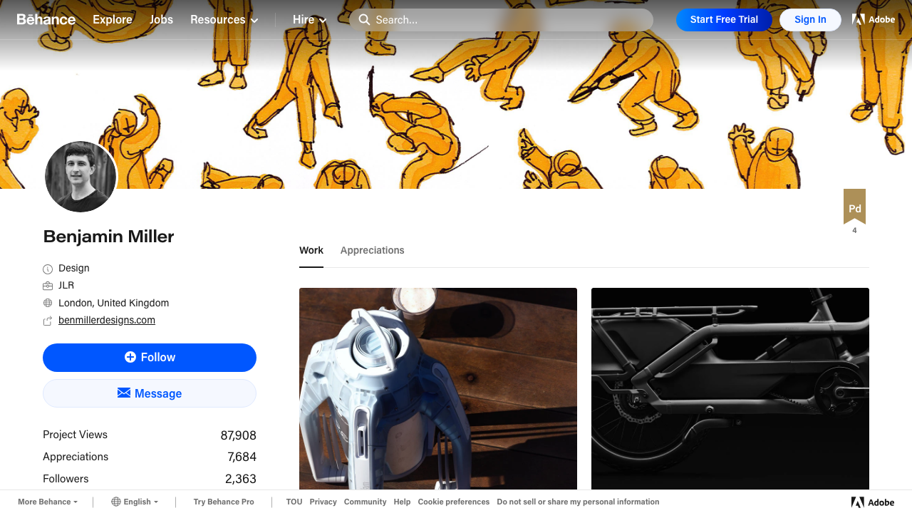 BENJAMIN MILLER BESPOKE LTD website preview