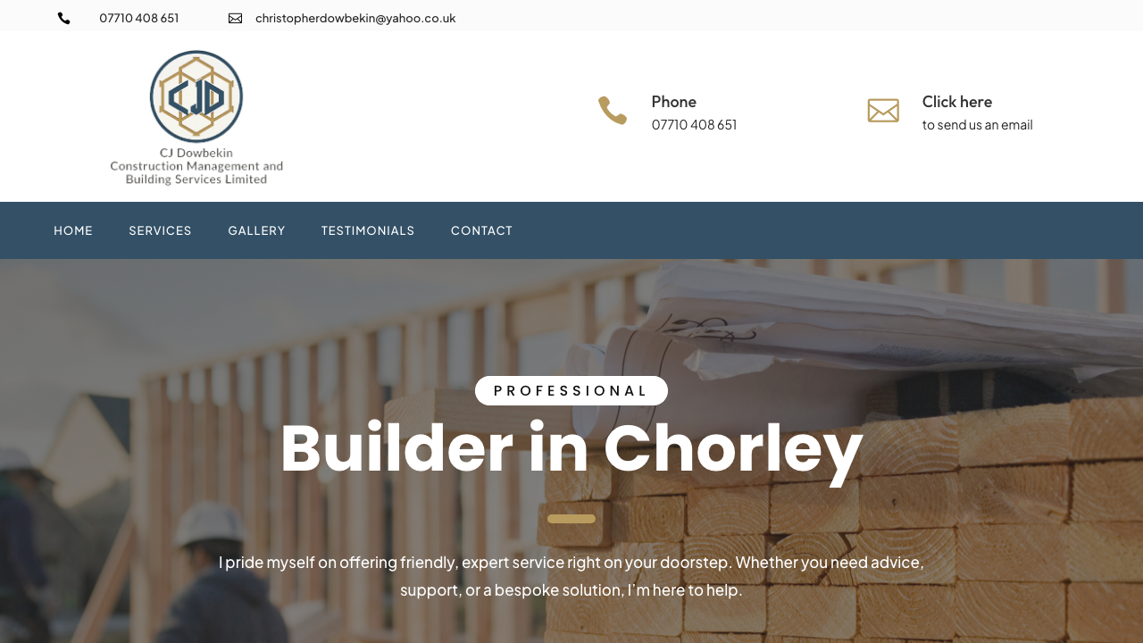 CJ'S & HOMES LTD website preview
