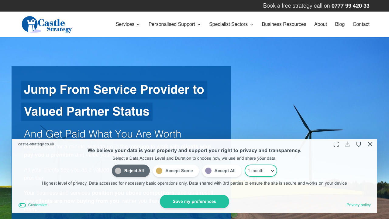CASTLEPARK CONSULTING LIMITED website preview