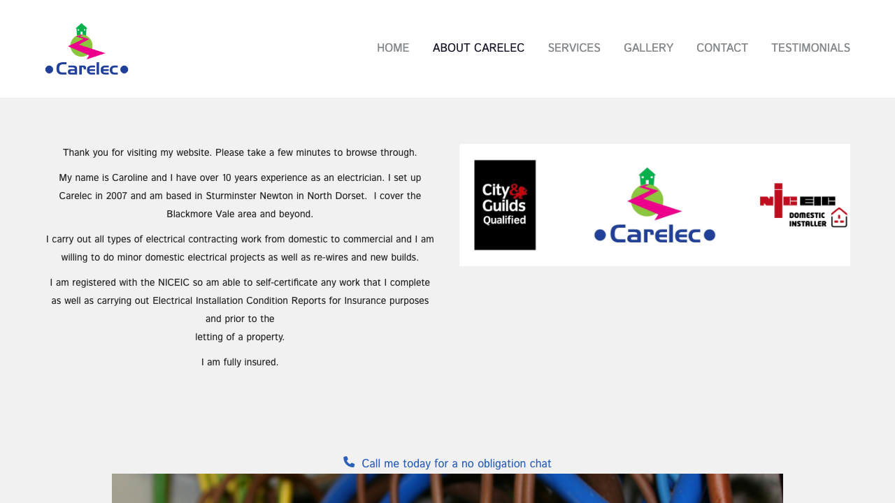 CARELEC LIMITED website preview