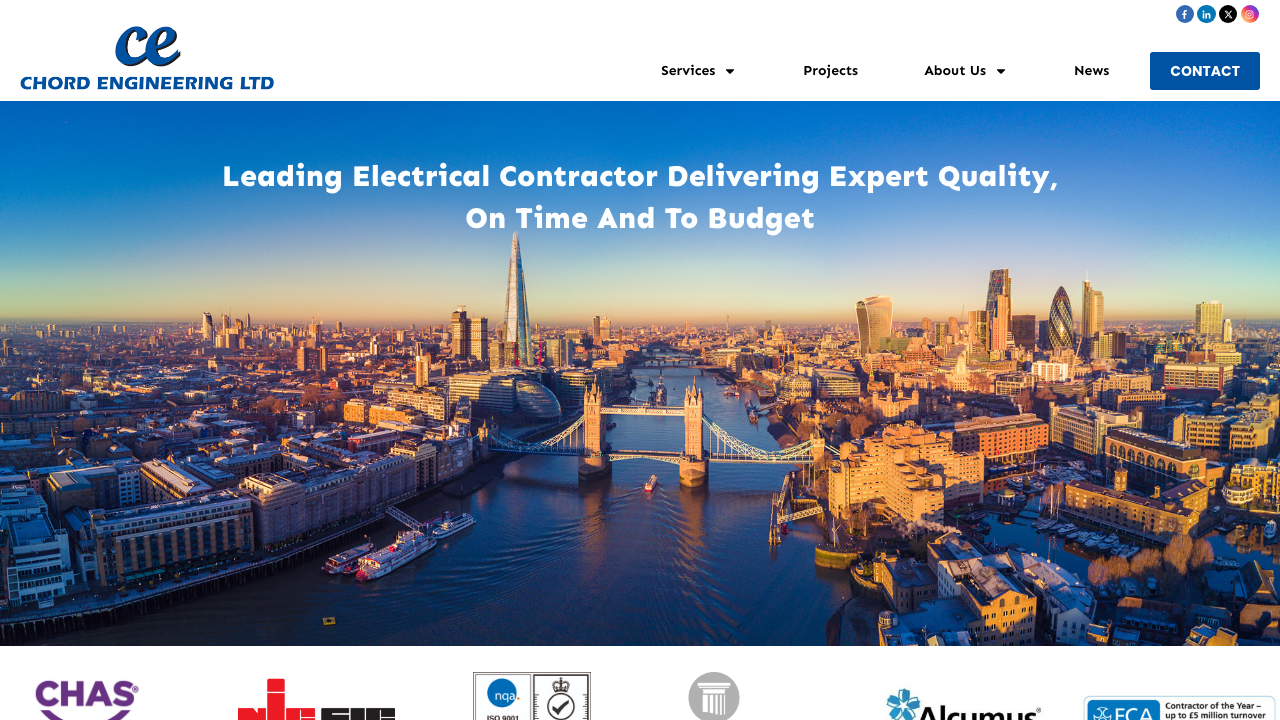CHORD ENGINEERING LTD website preview