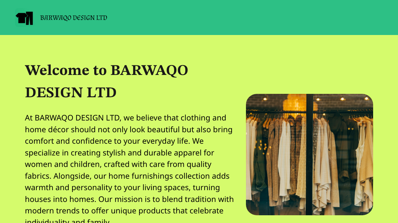 BARWAQO DESIGN LTD website preview