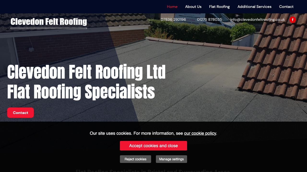CLEVEDON FELT ROOFING LIMITED website preview