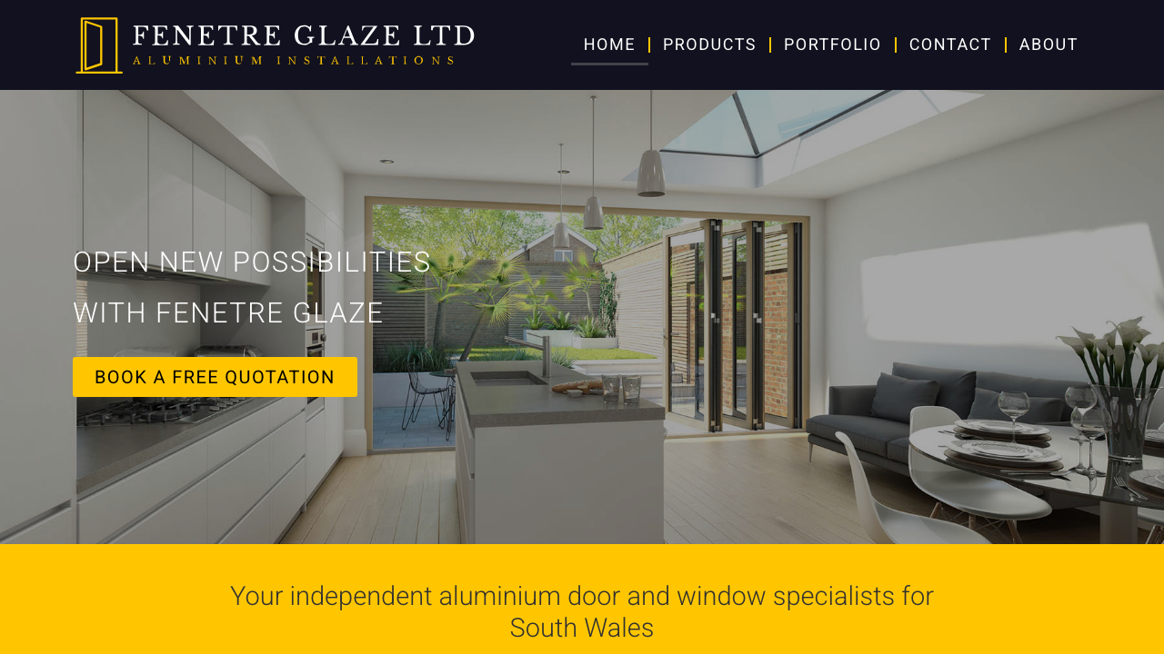 FENETRE GLAZE LTD website preview
