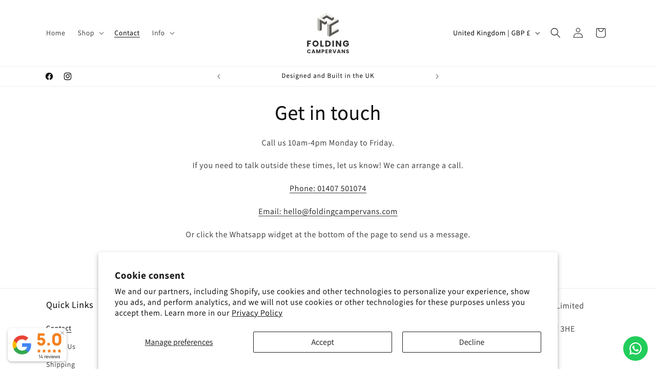 BASECAMP LEISURE LIMITED website preview