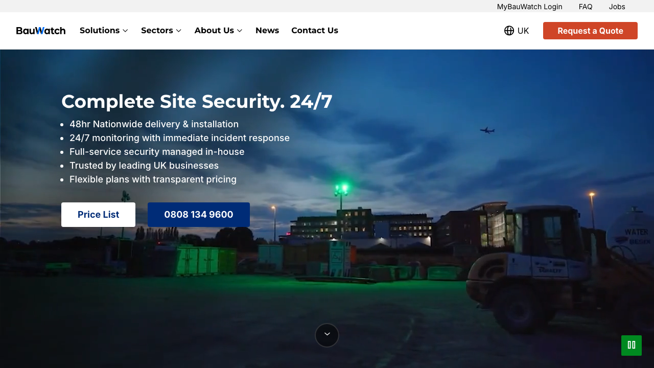 BAYWATCHSECURITY LTD website preview