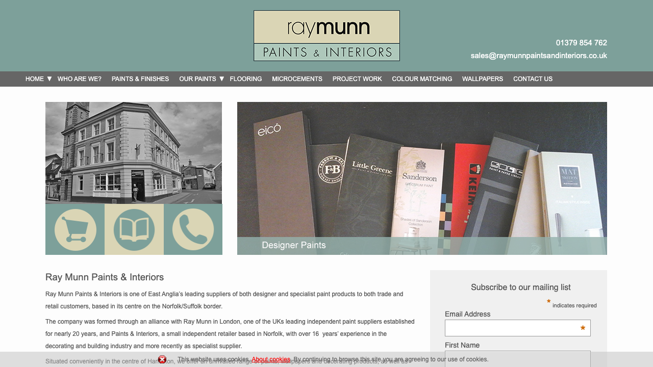 CARGATE INTERIORS LTD website preview