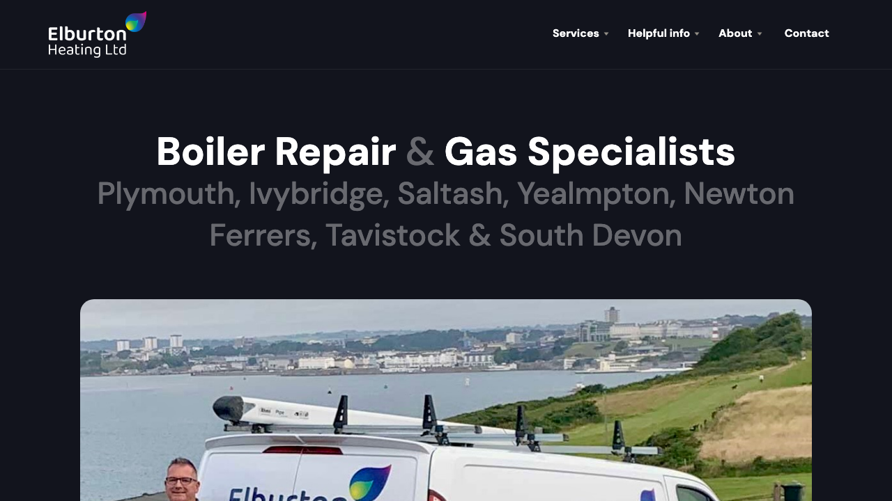 ELBURTON HEATING LTD website preview
