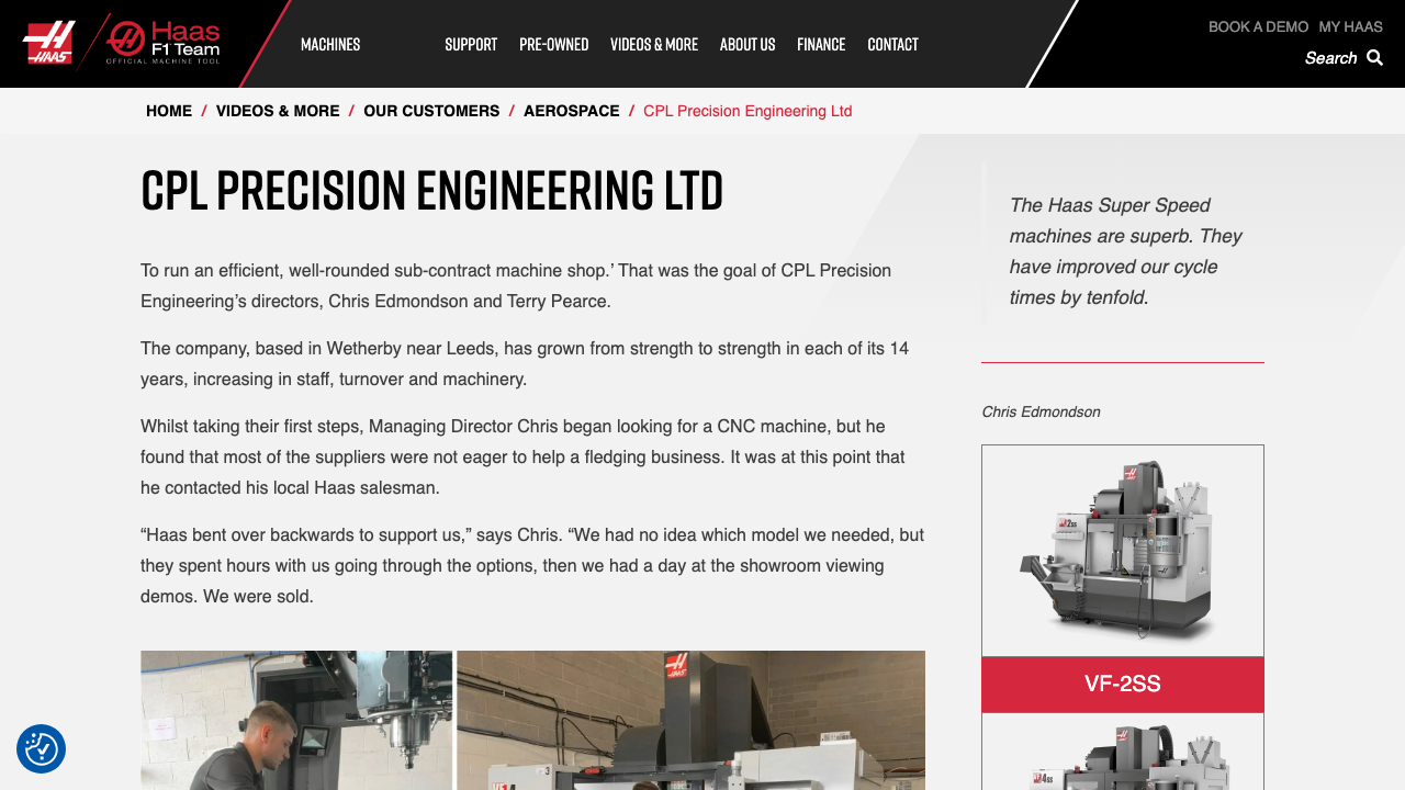 CHRIS EDMONDSON LIMITED website preview