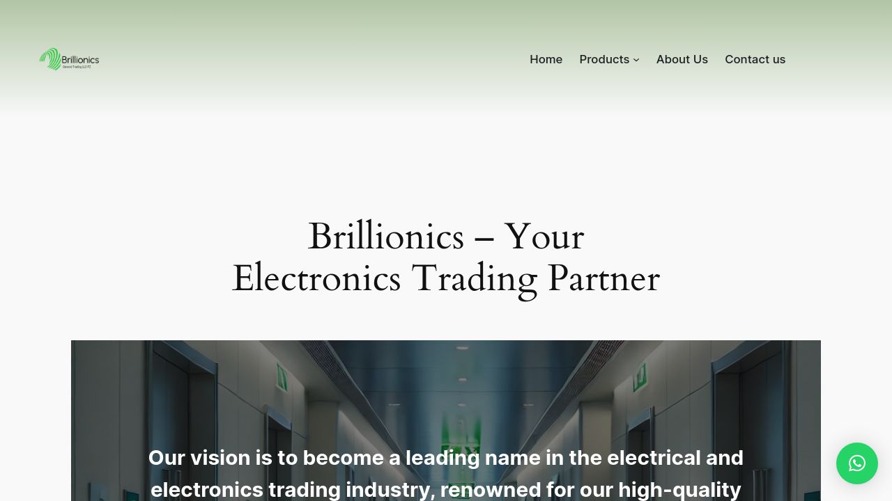 BRILLIONICS LTD website preview