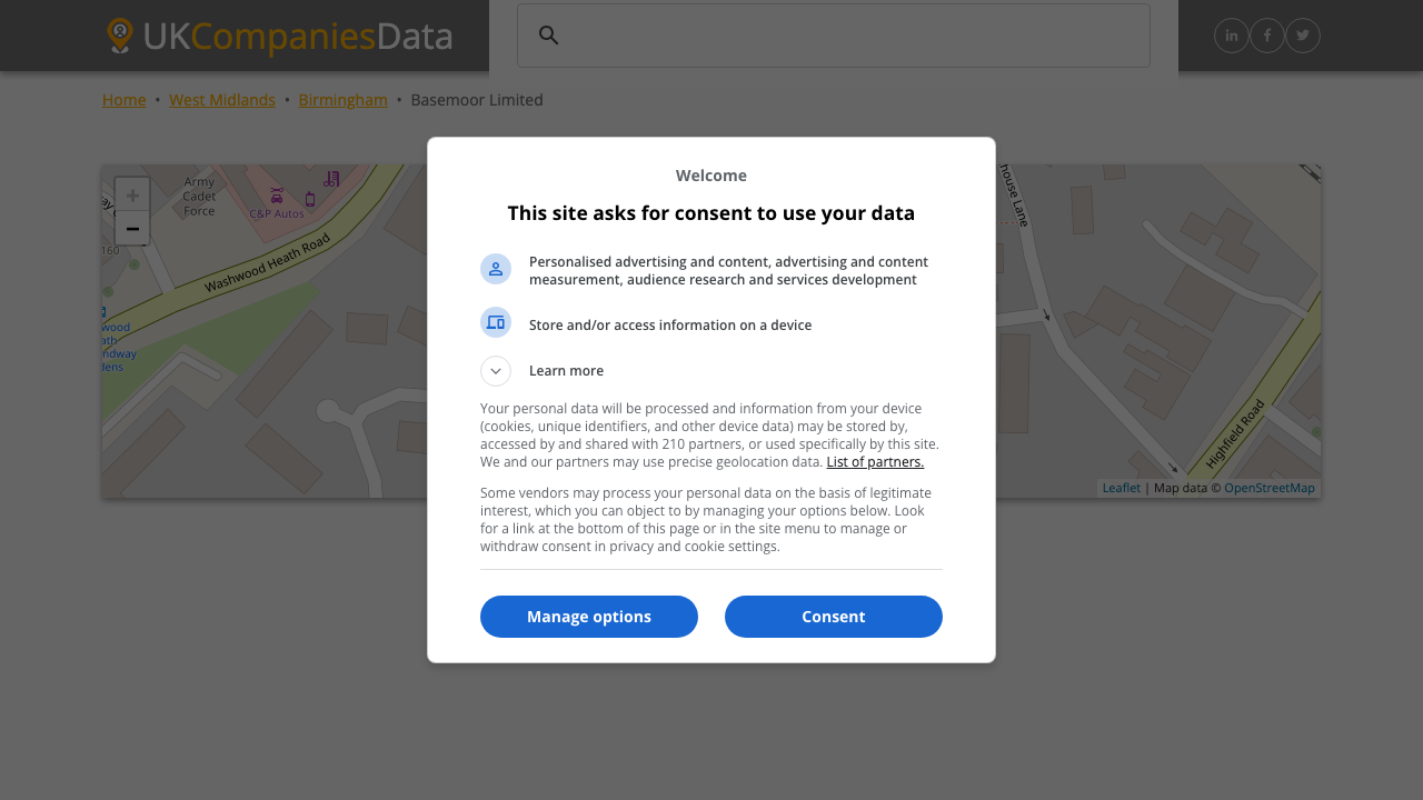 BASEMOOR LIMITED website preview