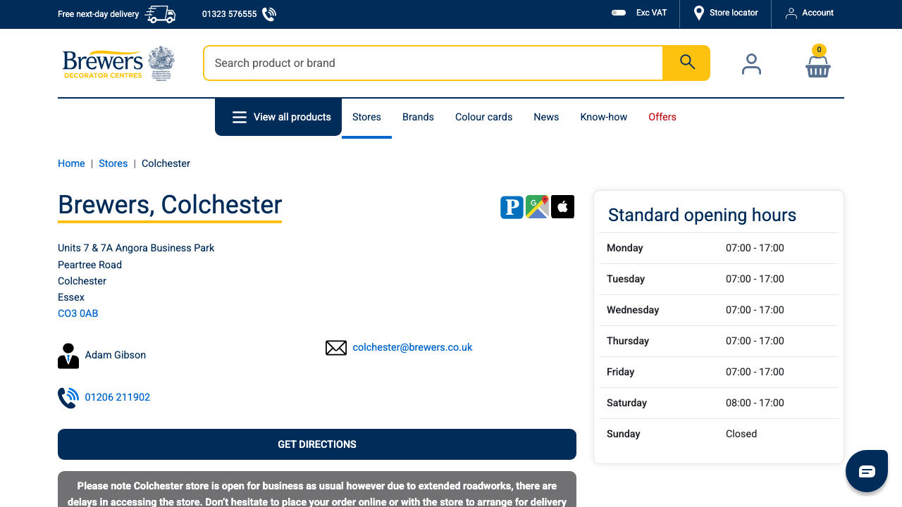 BEWERS LIMITED website preview