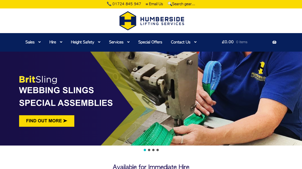 CG LIFTING SERVICES LTD website preview