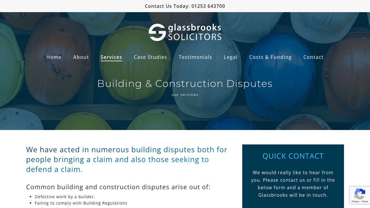 BUILDING CLAIMS ASSIST LIMITED website preview