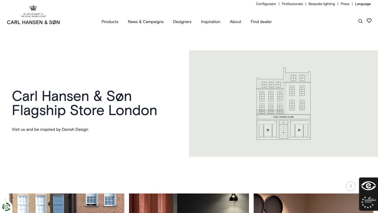 CARL HANSEN & SON UK LIMITED website preview