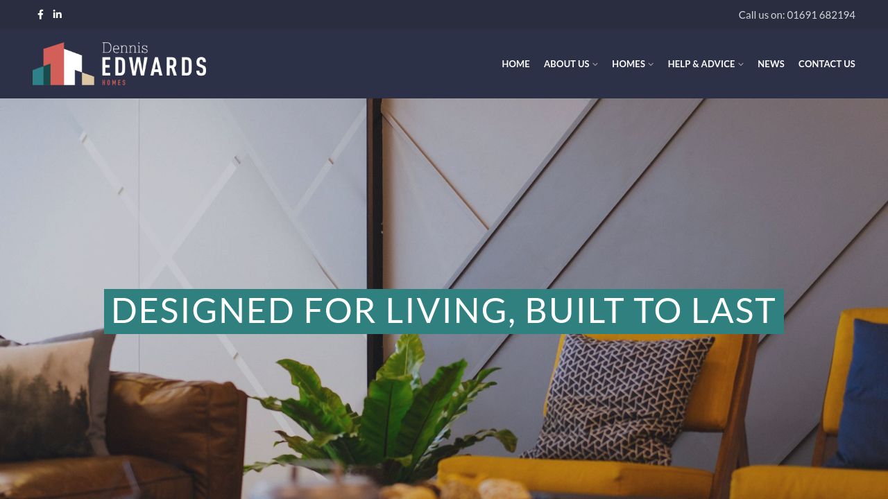 DENNIS EDWARDS LIMITED website preview