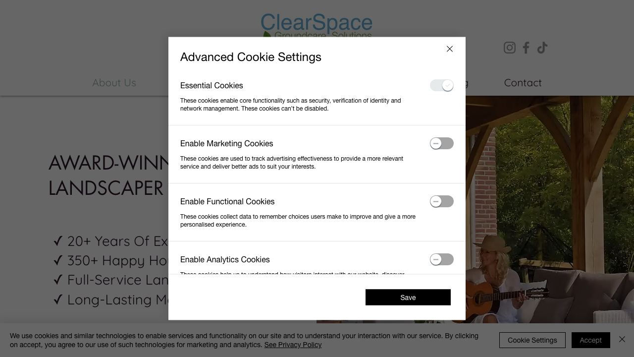 CLEARSPACE GROUNDCARE SOLUTIONS LTD website preview