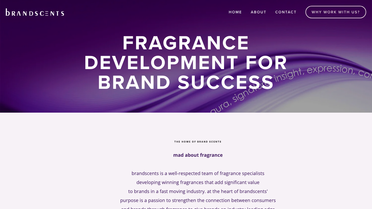 BRANDSCENTS ASSOCIATES LIMITED website preview